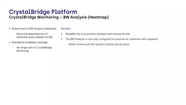 CrystalBridge Monitoring | BW Analysis (Heatmap)