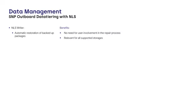 Outboard Datatiering | Automatic Restoration of Backed Up Packages