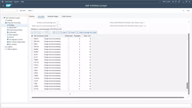 S/4HANA Cockpit | Line Item Migration Supports Adding and Splitting Custom AWTYPs