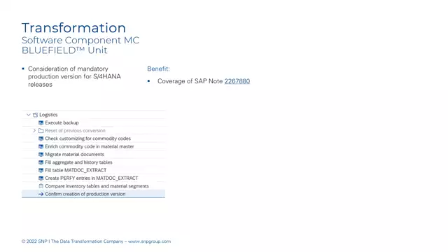 Mission Control | Consideration of Mandatory Production Version for S/4HANA Releases