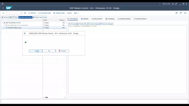 Mission Control | Faster Switch from Design Mode to Execution Mode