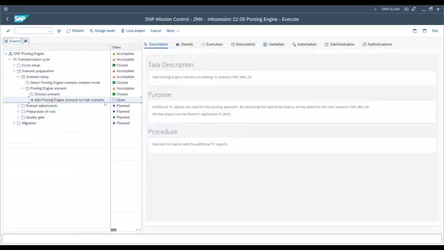 Mission Control | Reworked Scenario Setup Tasks