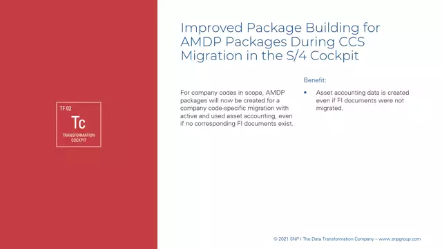 S/4HANA Cockpit | Improved Package Building for AMDP Packages During CCS Migration