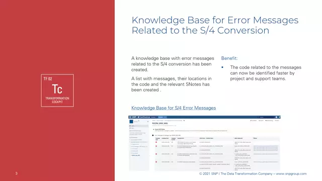 S/4HANA Cockpit | Knowledge Base for Error Messages Related to the S/4 Conversion