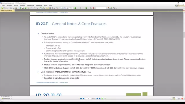 Interface Analysis | MS Visio Integration Discontinued