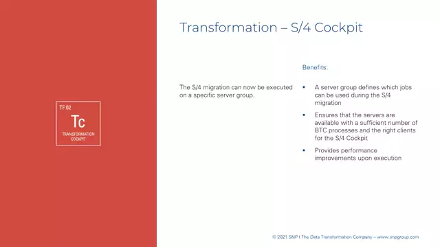 S/4HANA Cockpit | Migration Can Now Be Executed on A Specific Server Group