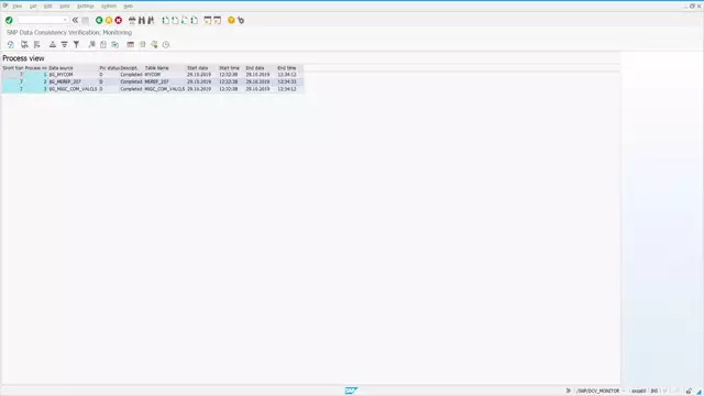 Data Consistency Verification | 04. Monitoring DCV Program Runs (DCV Transactions)