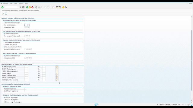 Data Consistency Verification | 14. Reusing Previously Created DCV Worklists to Quickly Start Runs During Critical Time Frames