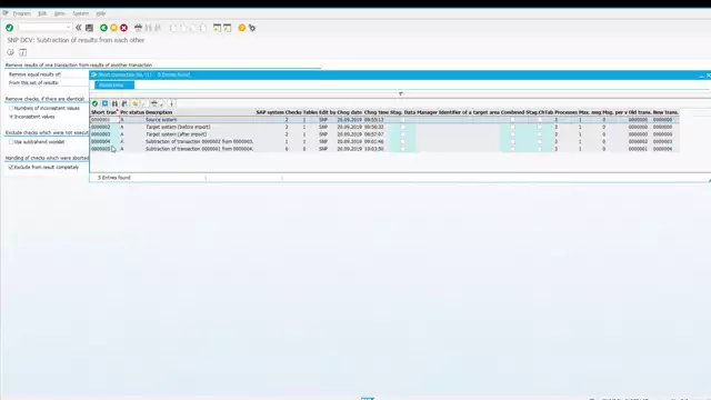 Data Consistency Verification | 07. Subtracting Inconsistencies Found in DCV Runs from Another DCV Run