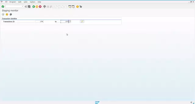 Staging Framework | 10. Monitoring Staging Operations on the Current System