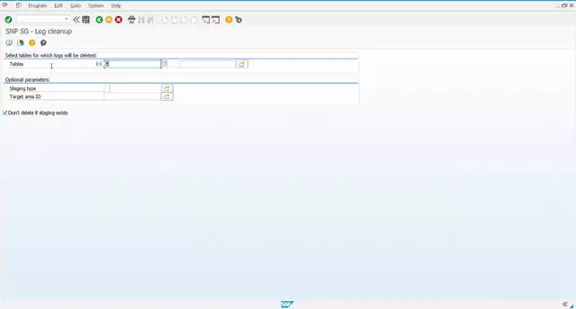 Staging Framework | 13. Deleting Logs