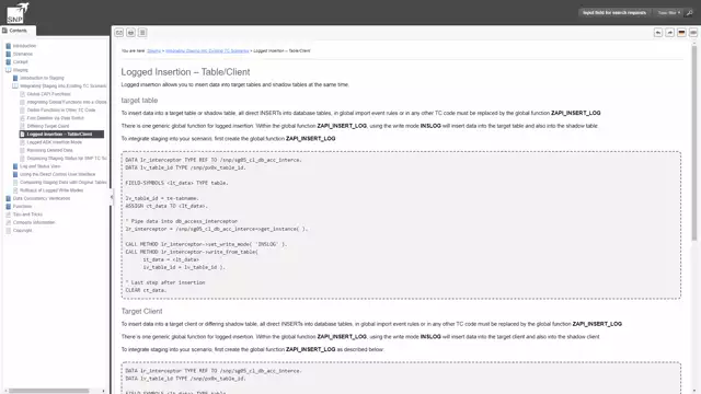 Staging Framework | 06. Integration of Staging into Transformation Cockpit