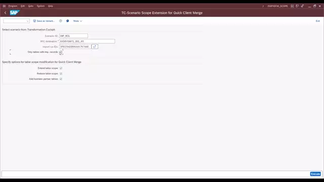 Quick Client Merge | 04. Scoping of Quick Client Merge