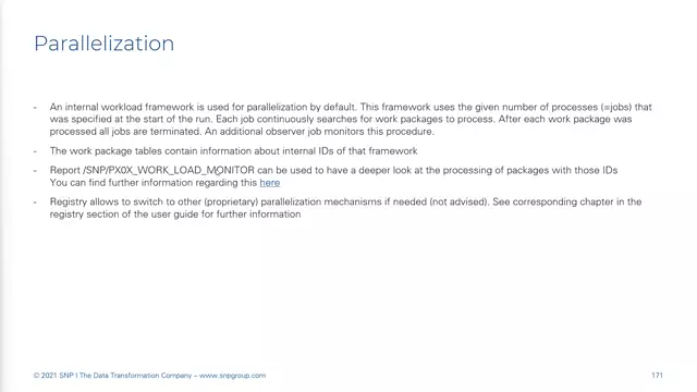 S/4HANA | Technical Information 02 | Parallelization | DE