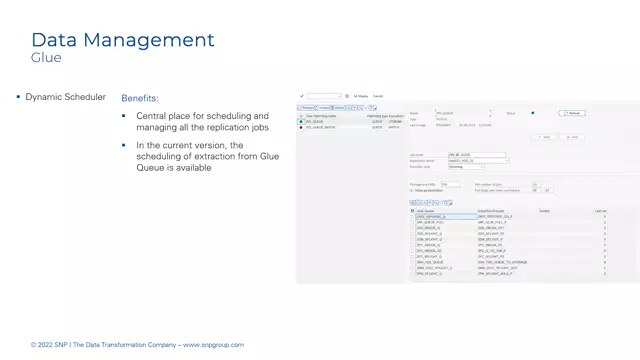 Glue | Dynamic Scheduler