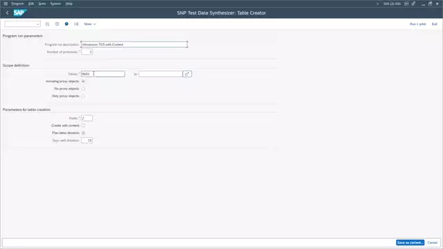 Test Data Synthesizer | Quicker Table Creation with Content in TDS and Staging