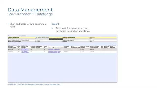 Outboard DataFridge | Short Text Fields for Data Enrichment Rules