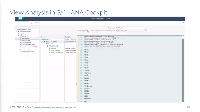 S/4HANA | Utilities 01 | View Analysis