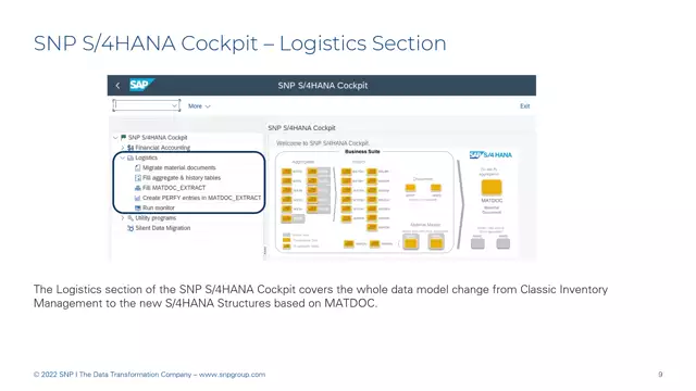 S/4HANA | Logistics 02 | Logistics Area in the S/4HANA Cockpit | DE