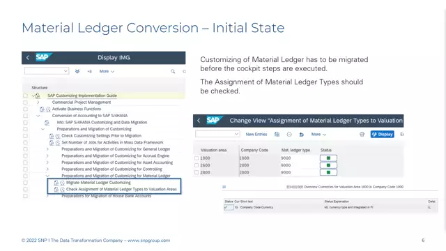 S/4HANA | Material Ledger 03 | Initial Situation and Preliminary Check for the Material Ledger | DE