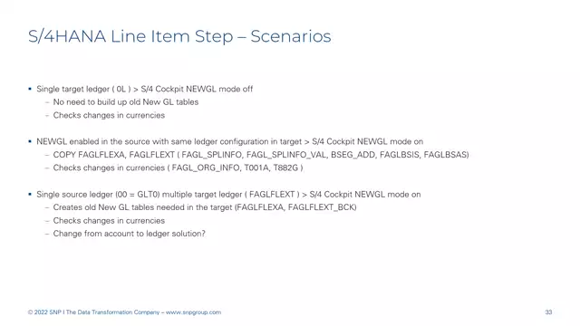 S/4HANA | Finance 07 | Migration Scenarios