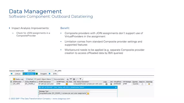 Outboard Datatiering | Impact Analysis Check for JOIN Assignments in a CompositeProvider