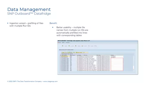 Outboard Datafridge | Ingestion Wizard Prefill of Files with Multiple Run IDs