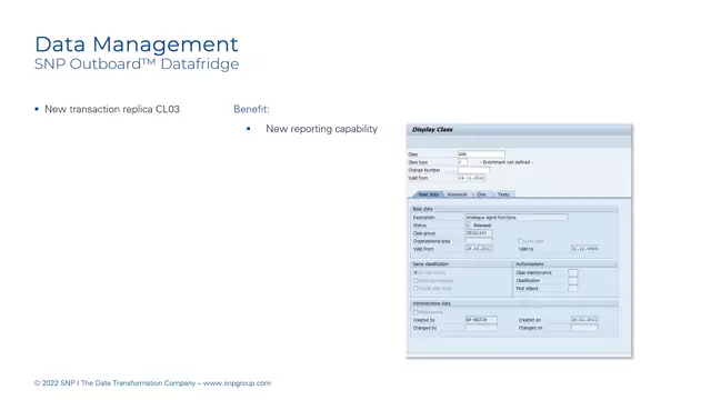 Outboard Datafridge | New Transaction Replicas