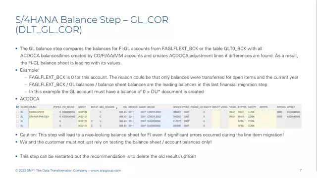 S/4HANA | Finance 19 | Set up Balances: GL + GL_COR | EN