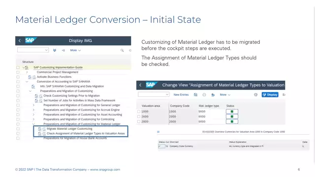 S/4HANA | Material Ledger 03 | Initial Situation and Preliminary Check for the Material Ledger | EN