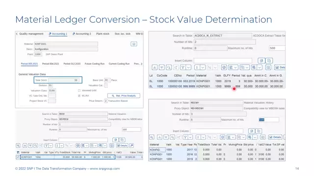 S/4HANA | Material Ledger 06 | Determine Stocks in the Material Ledger | EN