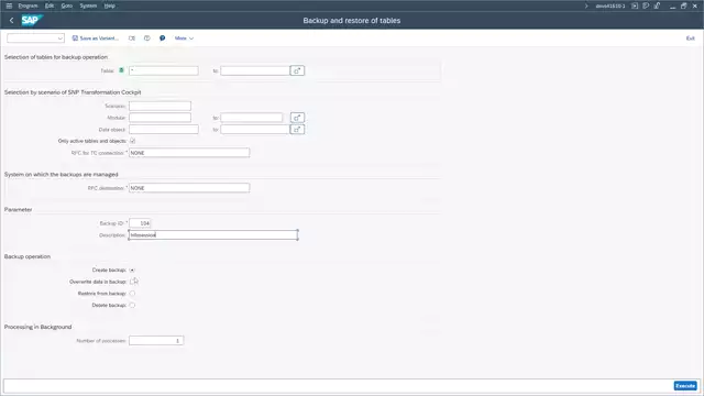 Staging Framework | Staging Backup and Restore Function