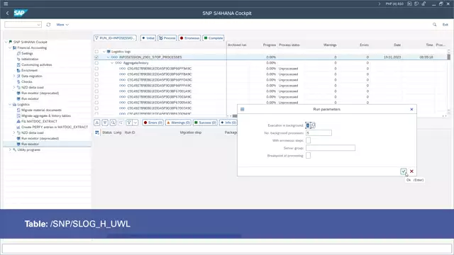 S/4HANA Cockpit | Stopping Processes in Financial Accounting and Logistics