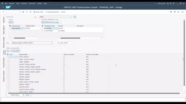 Delivery | SD | 03 Implementation - Offset VAKEY