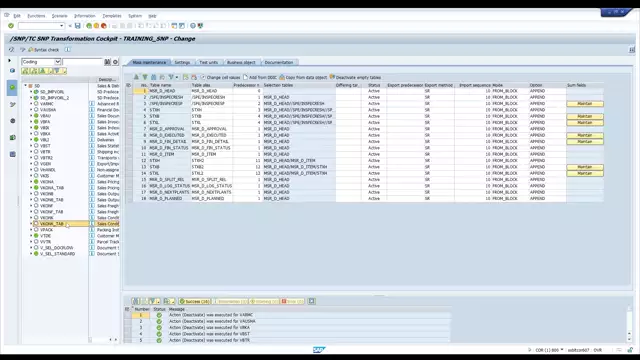 Delivery | SD | 01 Implementation - Deactivate Objects