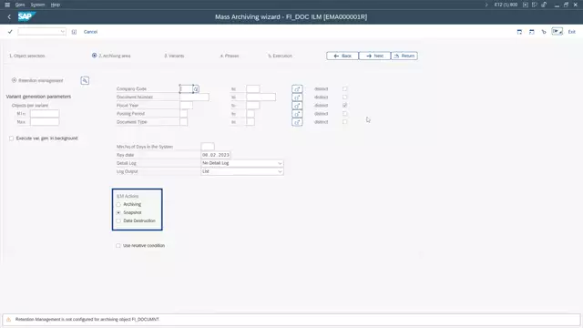 Outboard ERP Archiving | Mass Archiving — ILM Support