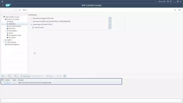 S/4HANA Cockpit | Updating Table FINS_MIG_STATUS via the S/4HANA Cockpit