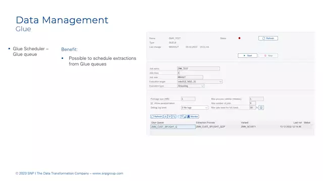 Glue | Glue Scheduler