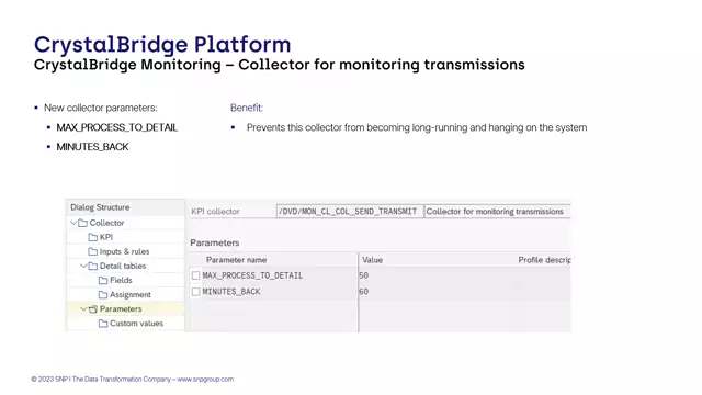 CrystalBridge Monitoring | Collector for Monitoring Transmissions