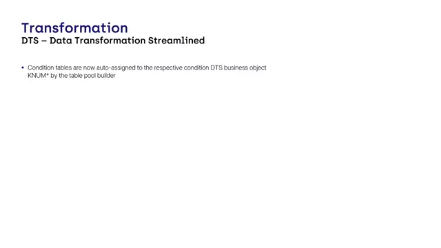 Data Transformation Streamlined | Automated Assignment of DTS Business Object for Condition Record - KNUM to the Condition Tables