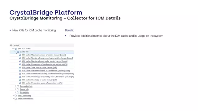 CrystalBridge Monitoring | Collector for ICM Details