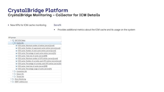 CrystalBridge Monitoring | Collector for ICM Details