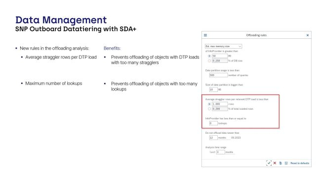 Datatiering | New Rules in the Offloading Analysis