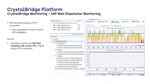 CrystalBridge Monitoring | SAP Web Dispatcher Monitoring