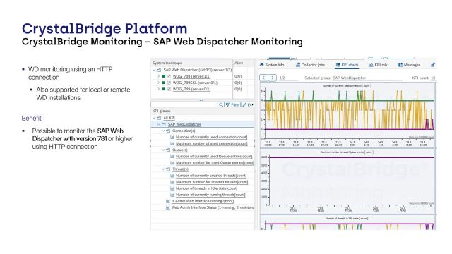 CrystalBridge Monitoring | SAP Web Dispatcher Monitoring