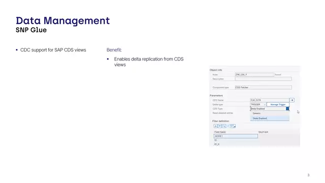 Glue | CDC Support for SAP CDS View