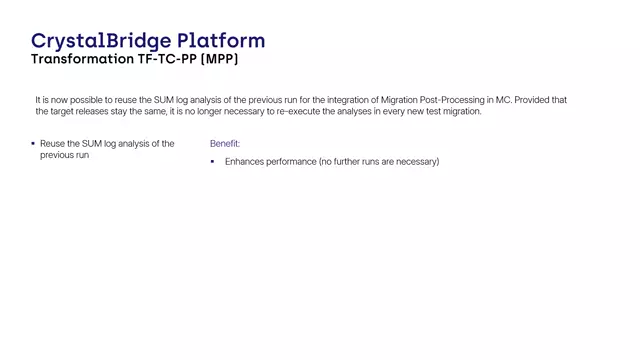 Migration Post-Processing | Re-use SUM Log Analysis of Previous Run
