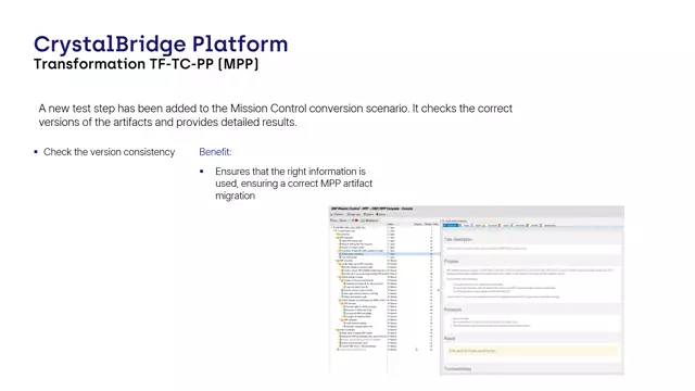 Migration Post-Processing | Check Version Consistency
