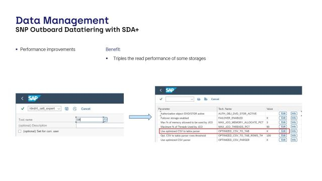 Outboard Datatiering | Performance Improvements