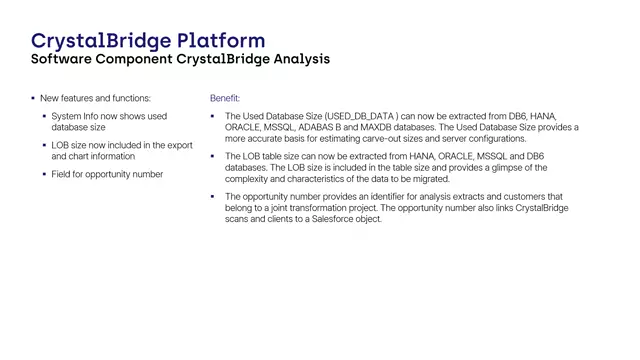 CrystalBridge Analysis | General Updates